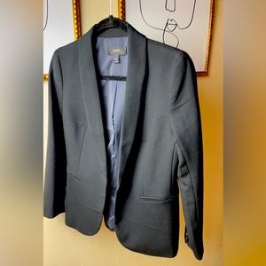 J Crew Button up black blazer size 6P